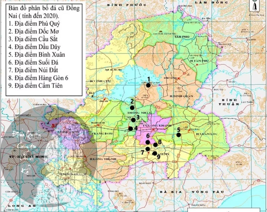 Hệ thống các di tích thời đại đá cũ trên địa bàn tỉnh Đồng Nai.